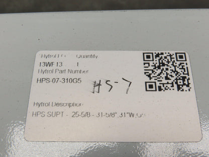 Hytrol HS-7 Conveyor Leg Floor Support 31"W Heavy Duty White 25-5/8-31-5/8"H