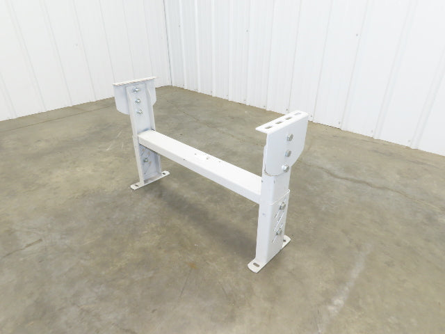 Hytrol HS-6 Conveyor Leg Floor Support 31"W Heavy Duty White 19-5/8-25-5/8"H