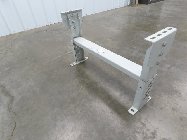 Hytrol HS-6 Conveyor Leg Floor Support 31"W Heavy Duty White 19-5/8-25-5/8"H