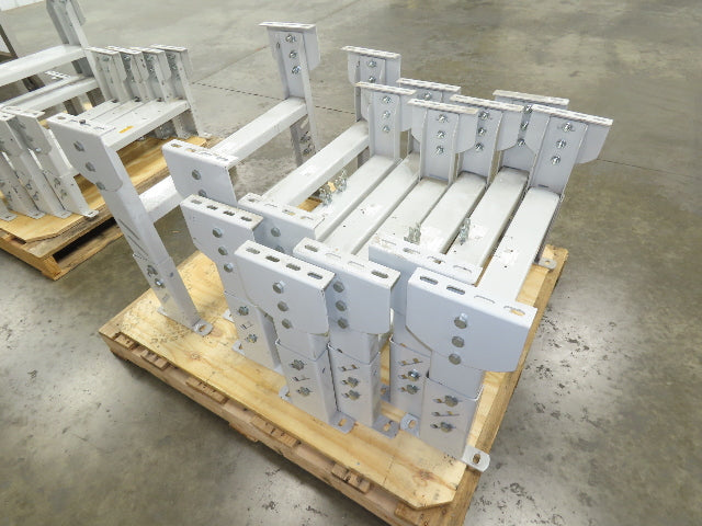 Hytrol HS-6 Conveyor Leg Floor Support 31"W Heavy Duty White 19-5/8-25-5/8"H