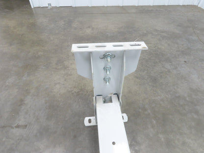 Hytrol HS-5 Conveyor Leg Floor Support 31"W Heavy Duty White 16-5/8-19-5/8"H