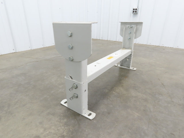 Hytrol HS-5 Conveyor Leg Floor Support 31"W Heavy Duty White 16-5/8-19-5/8"H