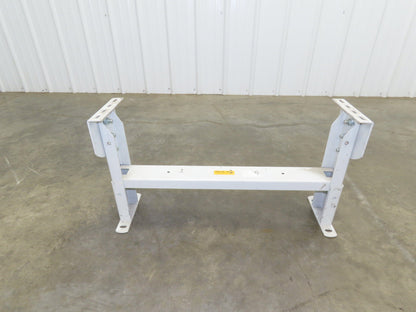 Hytrol HS-5 Conveyor Leg Floor Support 31"W Heavy Duty White 16-5/8-19-5/8"H