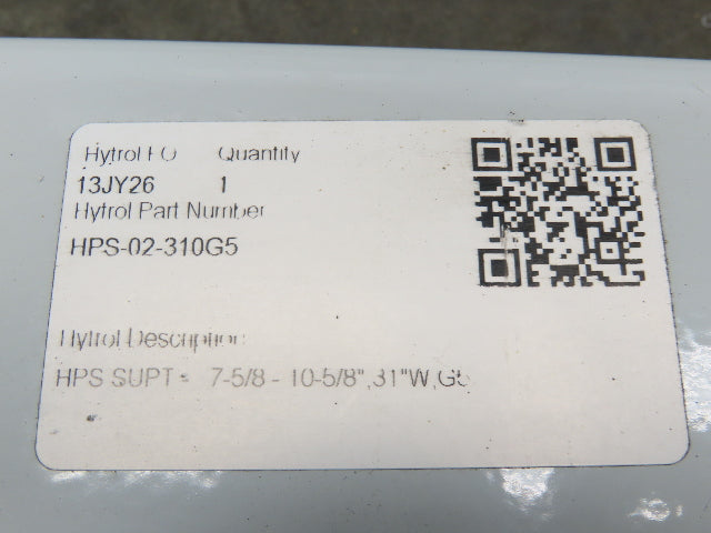 Hytrol HS-2 Conveyor Leg Floor Support 31"W Heavy Duty 7-5/8-10-5/8"H  Lot of 2