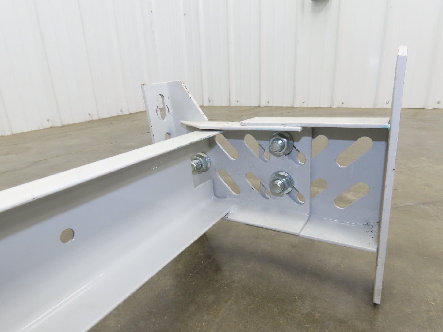 Hytrol HS-2 Conveyor Leg Floor Support 31"W Heavy Duty 7-5/8-10-5/8"H  Lot of 2