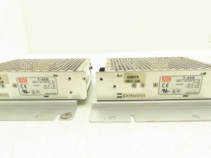 Various Mfr 12VDC Power Supplies 115/230VAC Input Lot of 5