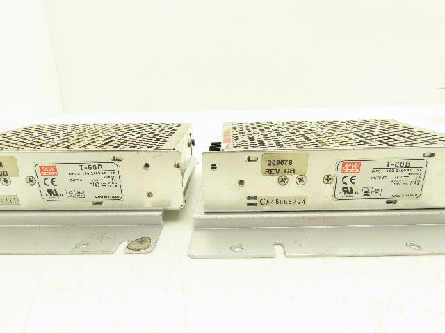 Various Mfr 12VDC Power Supplies 115/230VAC Input Lot of 5