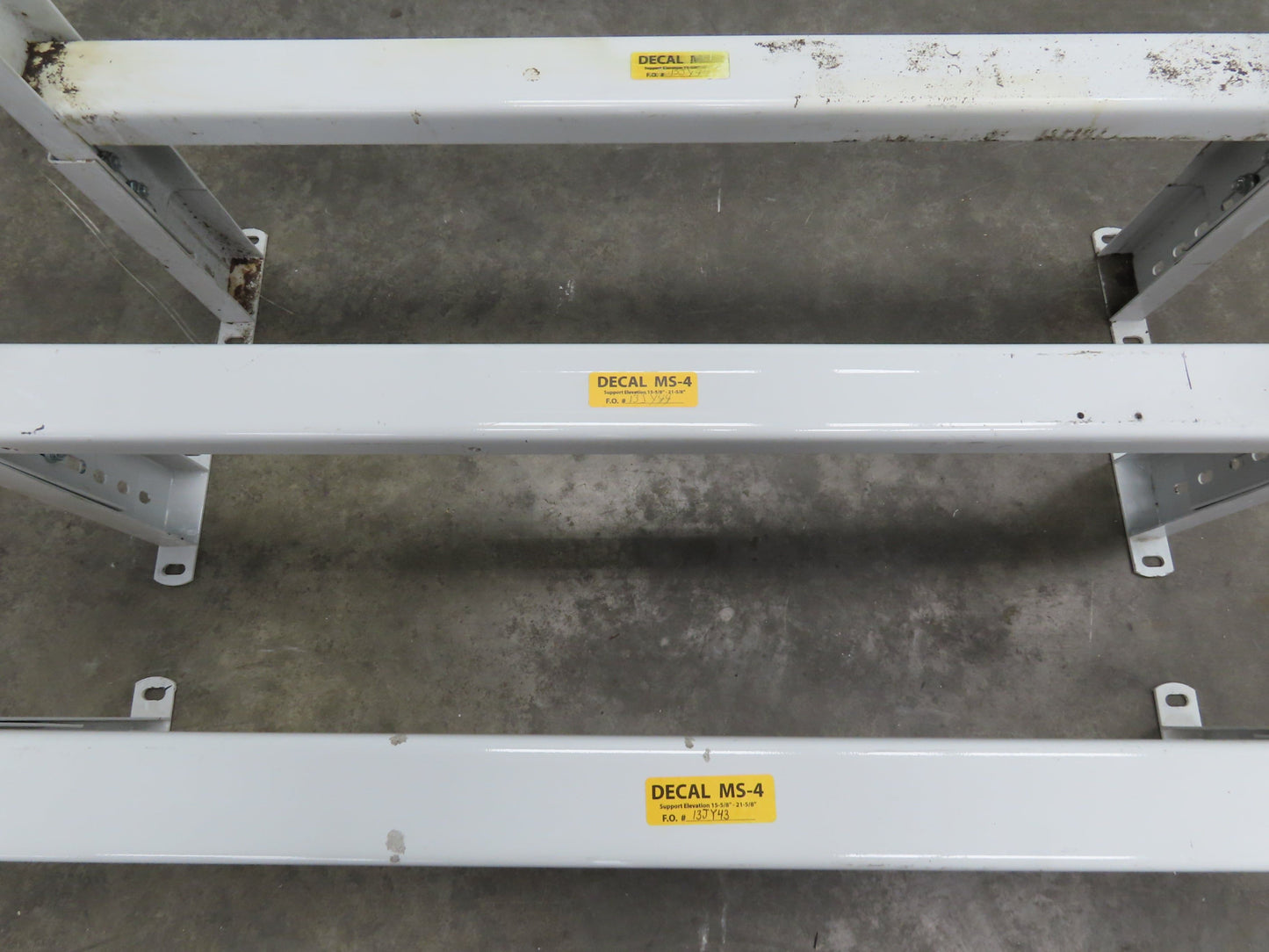 Hytrol MS-4 Conveyor Leg Floor Support 40"W Adj Height 15-5/8-21-5/8"  Lot of 3