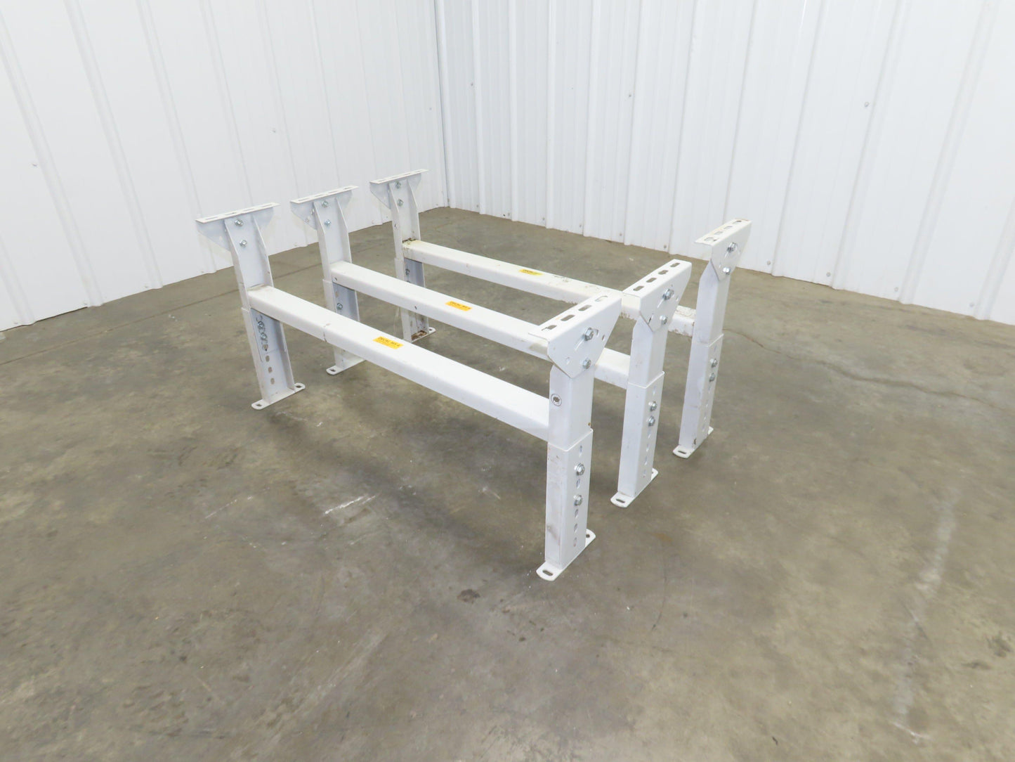 Hytrol MS-4 Conveyor Leg Floor Support 40"W Adj Height 15-5/8-21-5/8"  Lot of 3