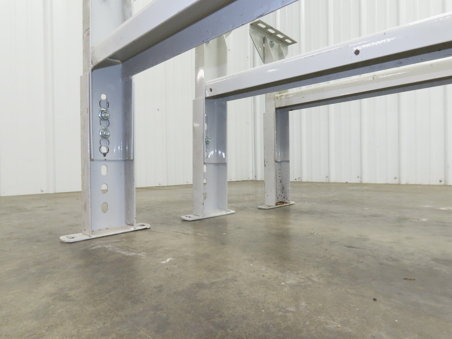 Hytrol MS-4 Conveyor Leg Floor Support 40"W Adj Height 15-5/8-21-5/8"  Lot of 3