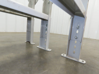 Hytrol MS-4 Conveyor Leg Floor Support 40"W Adj Height 15-5/8-21-5/8"  Lot of 3