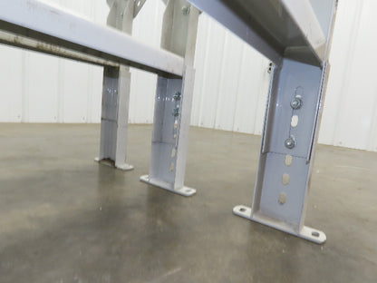 Hytrol MS-4 Conveyor Leg Floor Support 40"W Adj Height 15-5/8-21-5/8"  Lot of 3