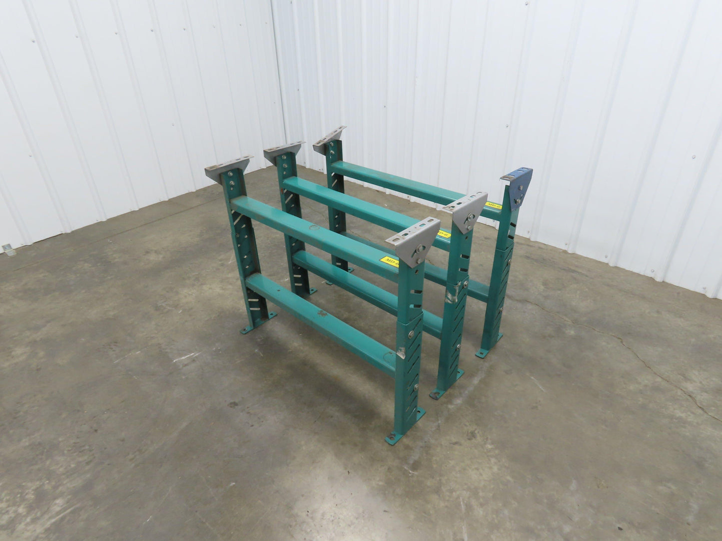 Roach MD-6 Conveyor Leg Floor Support 36"W Adj Height 24-5/8-27-5/8"  Lot of 3