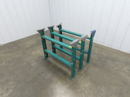 Roach MD-6 Conveyor Leg Floor Support 36"W Adj Height 24-5/8-27-5/8"  Lot of 3