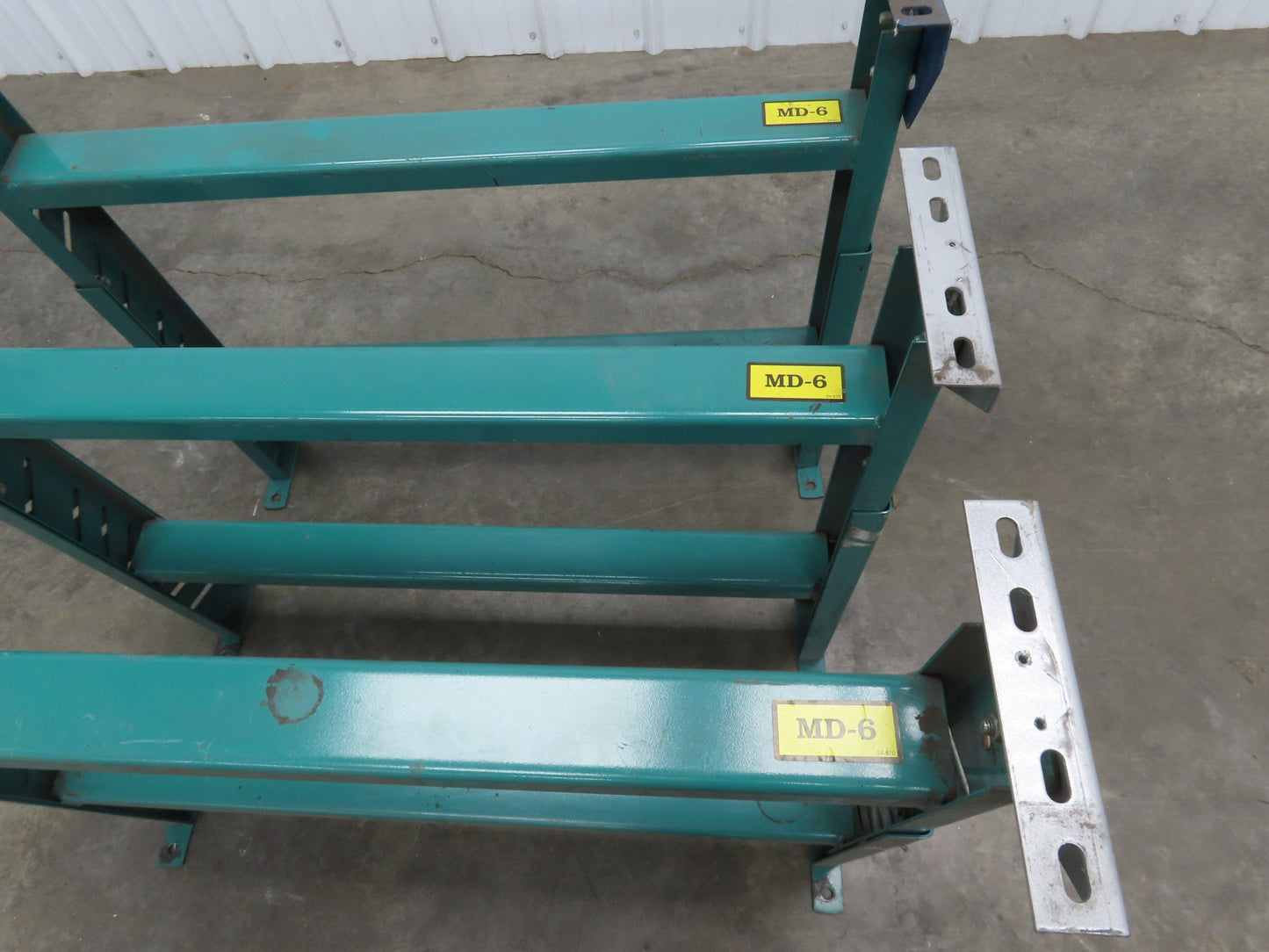 Roach MD-6 Conveyor Leg Floor Support 36"W Adj Height 24-5/8-27-5/8"  Lot of 3