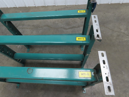 Roach MD-6 Conveyor Leg Floor Support 36"W Adj Height 24-5/8-27-5/8"  Lot of 3