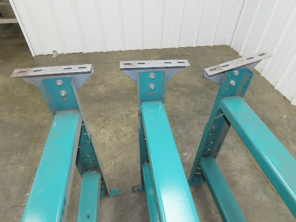 Roach MD-6 Conveyor Leg Floor Support 36"W Adj Height 24-5/8-27-5/8"  Lot of 3