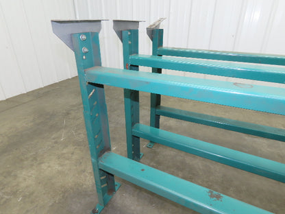 Roach MD-6 Conveyor Leg Floor Support 36"W Adj Height 24-5/8-27-5/8"  Lot of 3