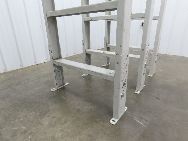 Hytrol HS-11 30"W Incline Conveyor Leg Support 55-5/8"- 67-5/8-79-5/8"H Lot of 3