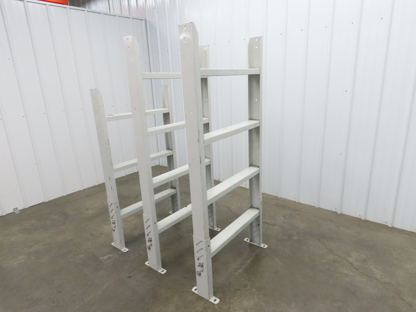 Hytrol HS-11 30"W Incline Conveyor Leg Support 55-5/8"- 67-5/8-79-5/8"H Lot of 3