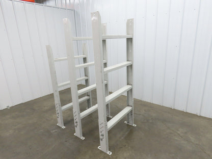 Hytrol HS-11 30"W Incline Conveyor Leg Support 55-5/8"- 67-5/8-79-5/8"H Lot of 3