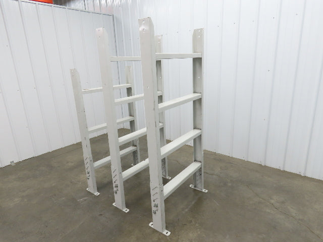 Hytrol HS-11 30"W Incline Conveyor Leg Support 55-5/8"- 67-5/8-79-5/8"H Lot of 3