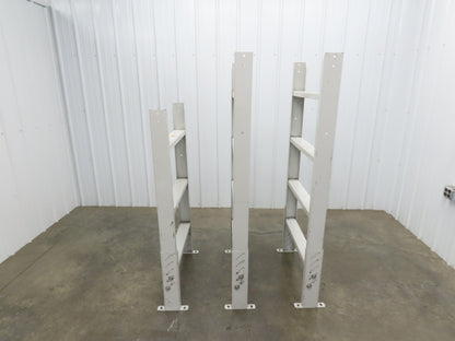 Hytrol HS-11 30"W Incline Conveyor Leg Support 55-5/8"- 67-5/8-79-5/8"H Lot of 3