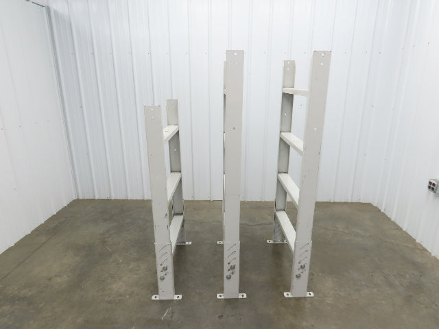 Hytrol HS-11 30"W Incline Conveyor Leg Support 55-5/8"- 67-5/8-79-5/8"H Lot of 3