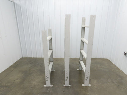 Hytrol HS-11 30"W Incline Conveyor Leg Support 55-5/8"- 67-5/8-79-5/8"H Lot of 3