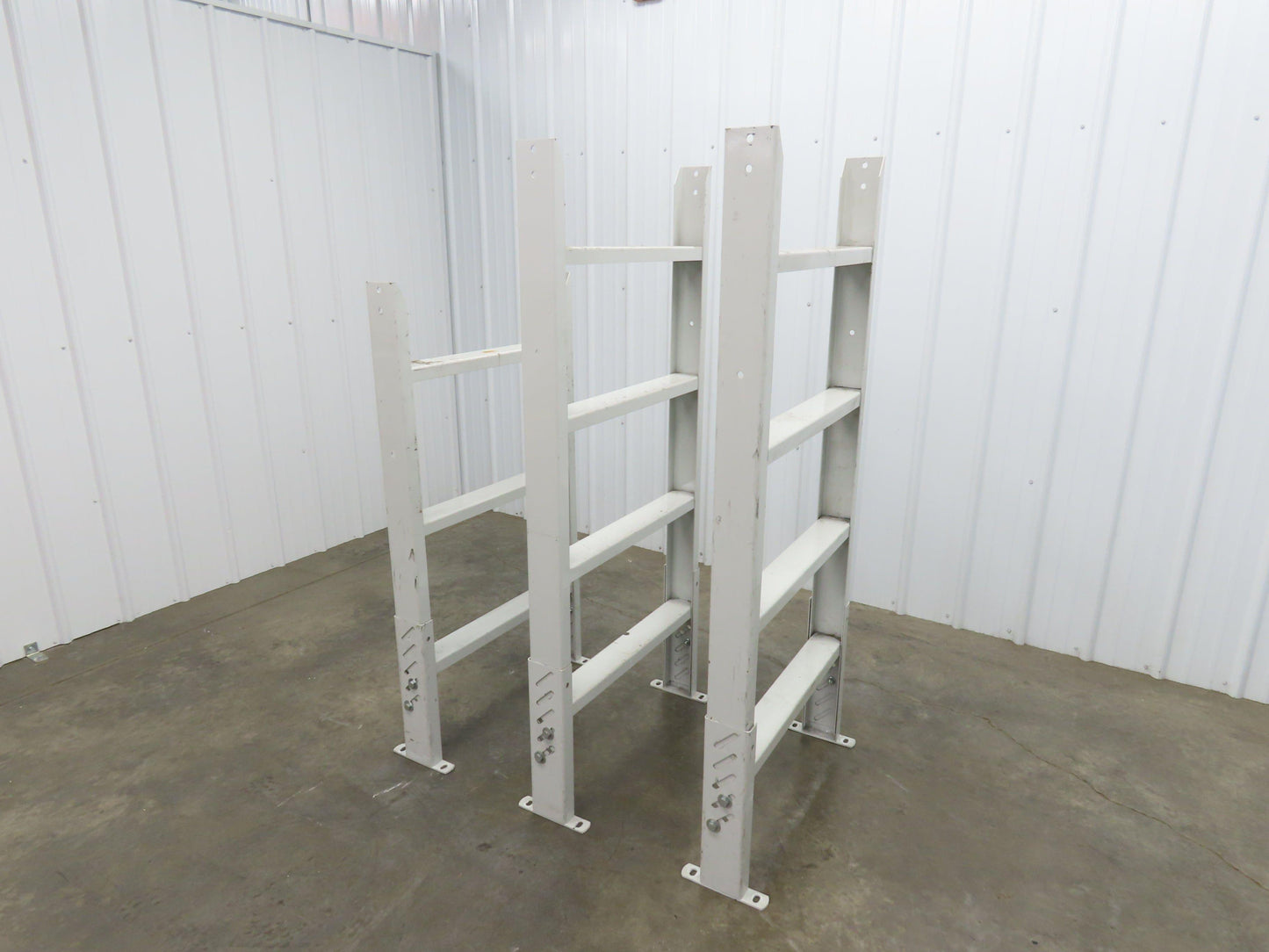 Hytrol HS-11 30"W Incline Conveyor Leg Support 55-5/8"- 67-5/8-79-5/8"H Lot of 3