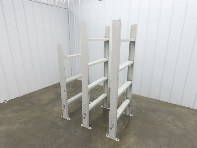 Hytrol HS-11 30"W Incline Conveyor Leg Support 55-5/8"- 67-5/8-79-5/8"H Lot of 3