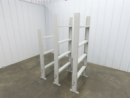 Hytrol HS-11 30"W Incline Conveyor Leg Support 55-5/8"- 67-5/8-79-5/8"H Lot of 3