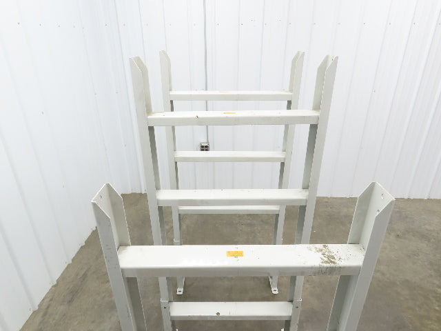 Hytrol HS-11 30"W Incline Conveyor Leg Support 55-5/8"- 67-5/8-79-5/8"H Lot of 3