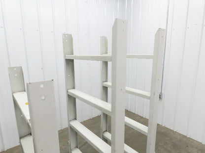 Hytrol HS-11 30"W Incline Conveyor Leg Support 55-5/8"- 67-5/8-79-5/8"H Lot of 3