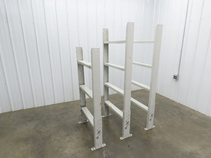 Hytrol HS-11 30"W Incline Conveyor Leg Support 55-5/8"- 67-5/8-79-5/8"H Lot of 3