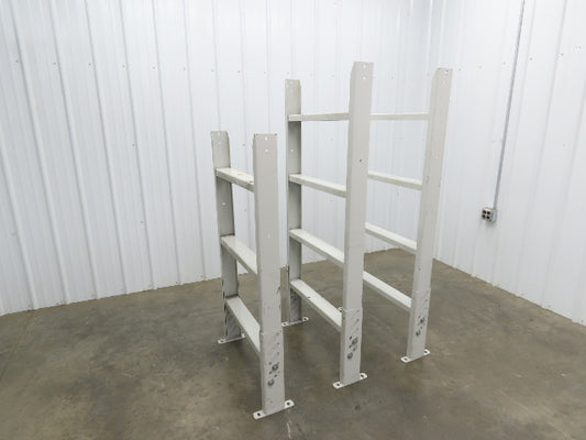 Hytrol HS-11 30"W Incline Conveyor Leg Support 55-5/8"- 67-5/8-79-5/8"H Lot of 3