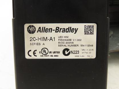 Allen Bradley 20AD022A1AYNANNN PowerFlex 70 VFD 15HP 480V 400Hz 3PH 22A