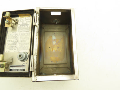 Square D 8536 | ON2438-A | SBW-12 Enclosure Only 10x5x5" 3x 1" Punchouts