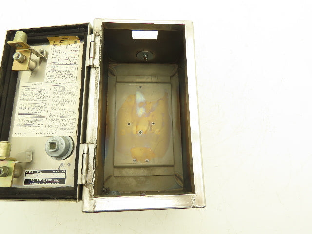 Square D 8536 | ON2438-A | SBW-12 Enclosure Only 10x5x5" 3x 1" Punchouts