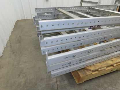 30"W Conveyor Leg Floor Support 54-5/8"-62-5/8"H  Lot of 10  White