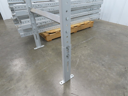 30"W Conveyor Leg Floor Support 66-5/8"-76-5/8"H  Lot of 10  White