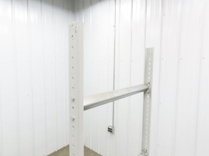 30"W Conveyor Leg Floor Support 66-5/8"-76-5/8"H  Lot of 10  White