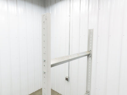 30"W Conveyor Leg Floor Support 66-5/8"-76-5/8"H  Lot of 10  White