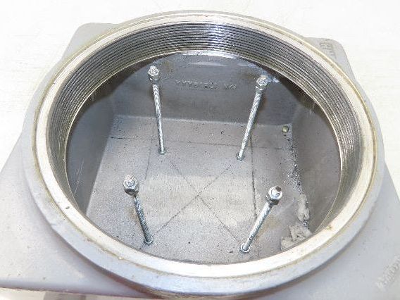 Killark GRH-775L Explosion Proof Enclosure With Lens Cover 4" Max Conduit Size