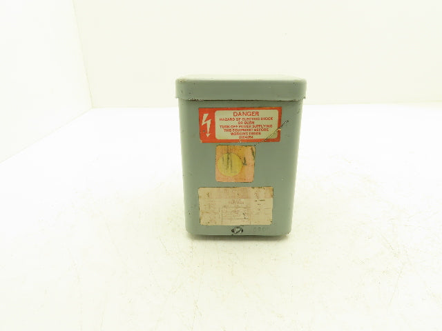 Sorgel 500SV43B Transformer 1PH 500VA 240/480V Pri 12/24V Sec