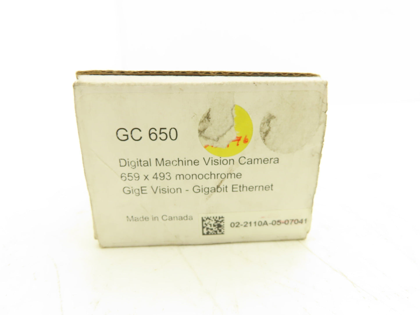 Prosilica GC650 Digital Machine Vision Camera 659 x 493 B&W 1Gig Ethernet