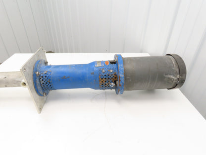 Sanwa VM 25 Stainless Centrifugal Pump 1" Flanged 2Hp 460V 13 GPM Ext Shaft