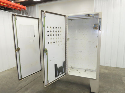 Hoffman Freestanding Electrical Enclosure 60x61x18" 100A Fused Disconnect