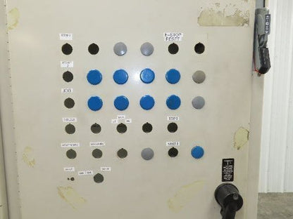 Hoffman Freestanding Electrical Enclosure 60x61x18" 100A Fused Disconnect