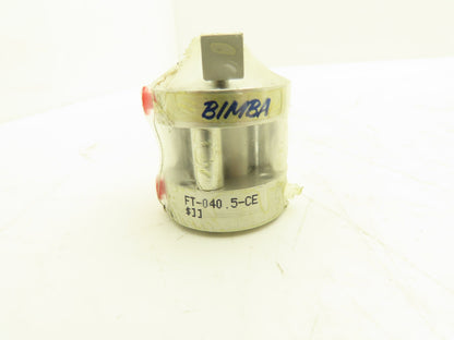 Bimba FT-040.5-CE Flat II Pneumatic Cylinder Double Acting 3/4" Bore 1/2" Stroke